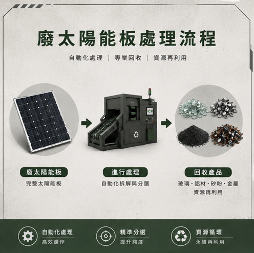 廢太陽能板處理說明